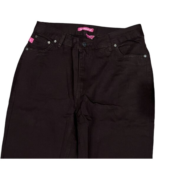 Woman Within NWOT Perfect Relaxed Cotton Jean Sz 14 Tall Black - Picture 3 of 8